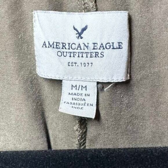 AMERICAN EAGLE GREEN GORPCORE ZIP SAFARI VEST SIZE MED LIGHTWEIGHT SUPER SOFT - Picture 2 of 6